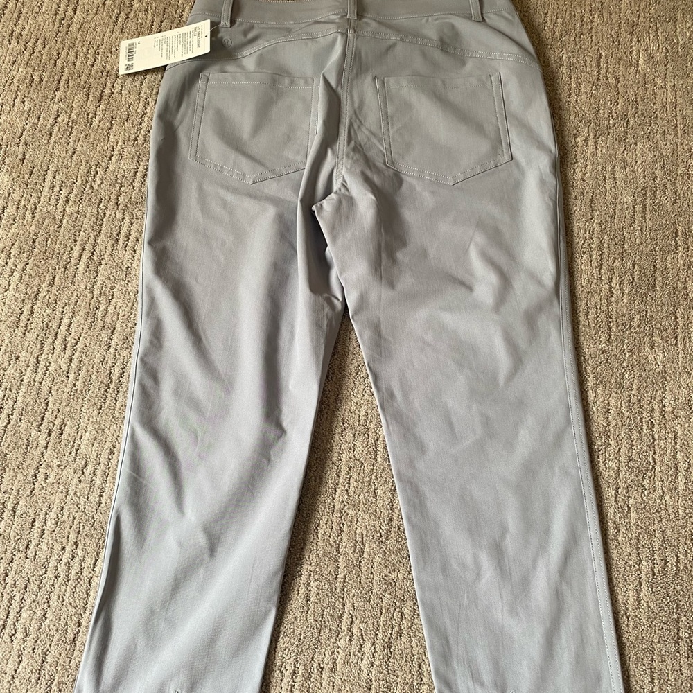 Lululemon city sleek 5 pocket 7/8 pants size 14 gray